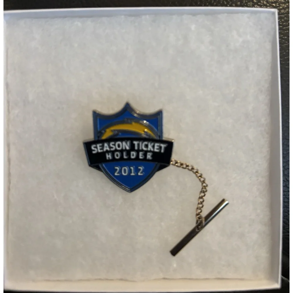 San Diego Chargers 2012 Season Ticket Holder Tie Pin Member Collectible